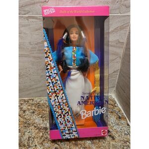 Mattel Barbie Dolls of the World Native American Barbie Second Edition